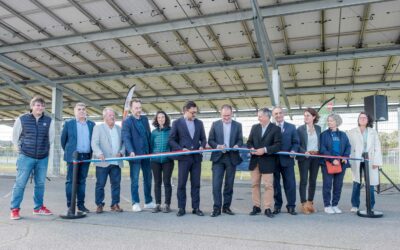 La Ville de Portet-sur-Garonne inaugure sa seconde ombrière photovoltaïque